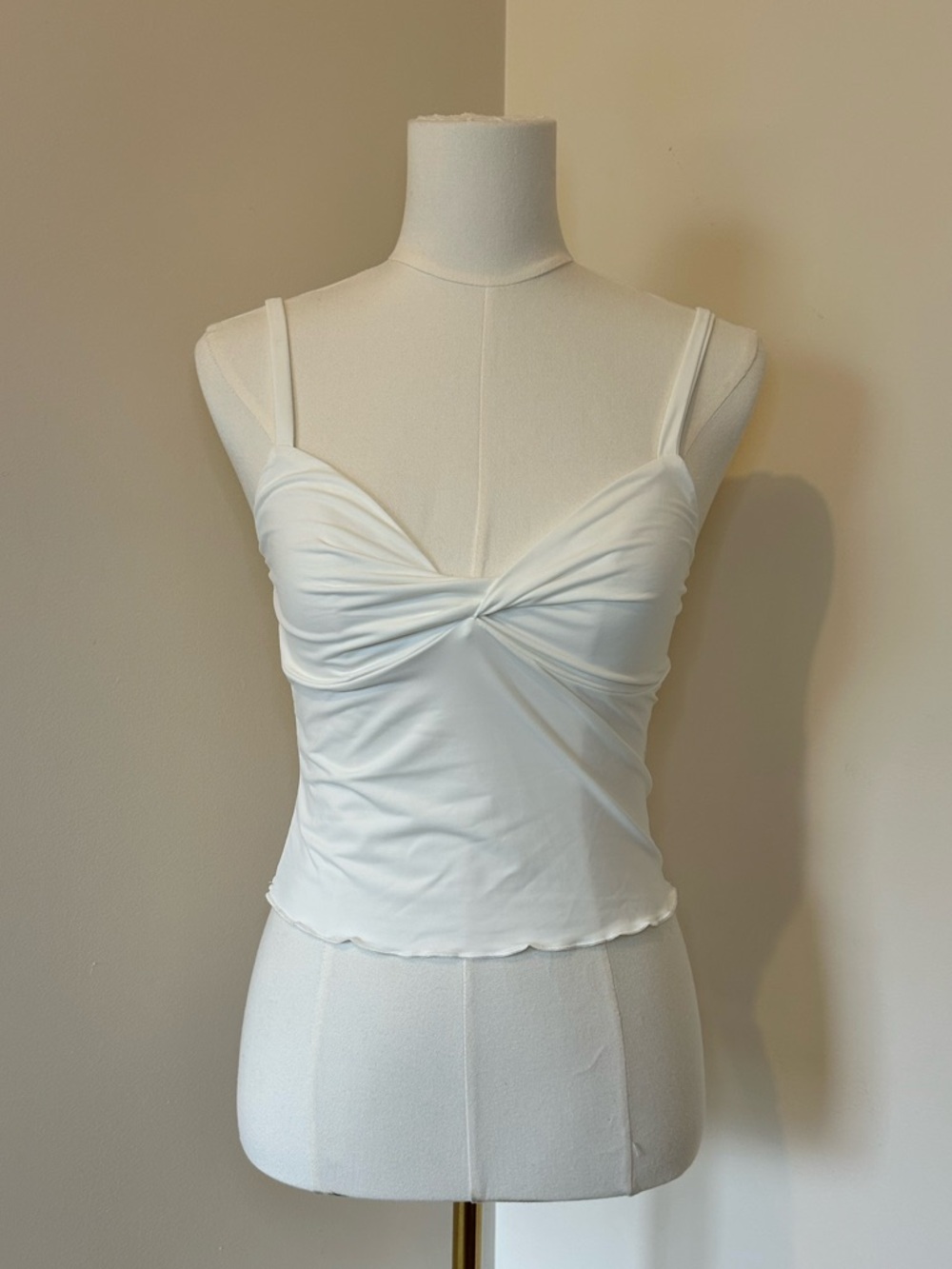 Princess Polly Greyer Top White Camisole Tank Top Size 6 - Picture 5 of 7